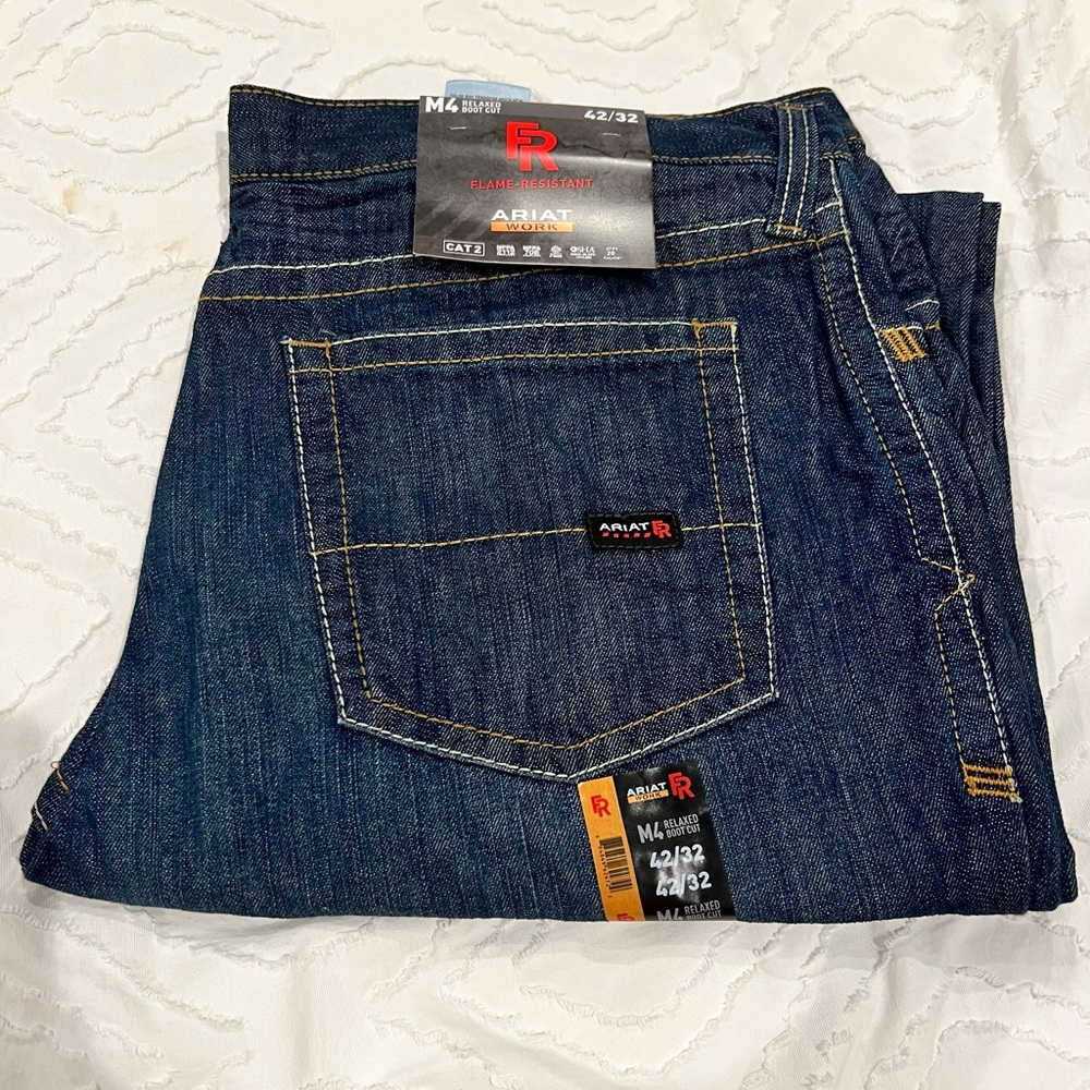 Ariat M4 relaxed boot cut flame resistant jeans